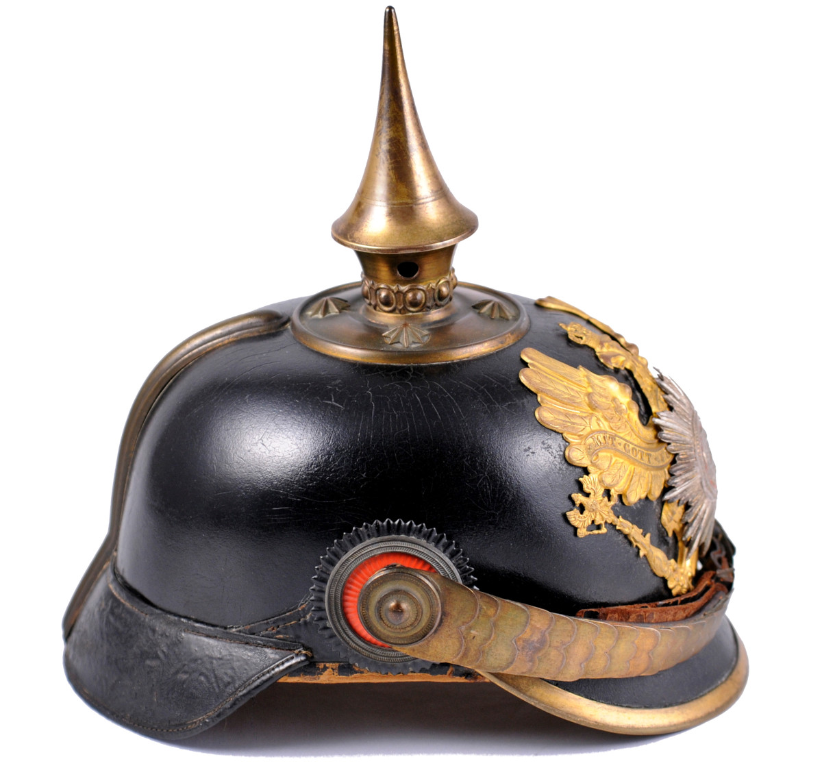 Deutscher Offizierhelm aus der Kaiserzeit 1870 - 1918