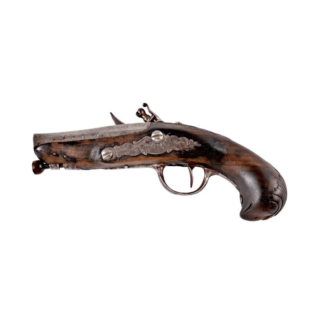 flintlock pocket pistol