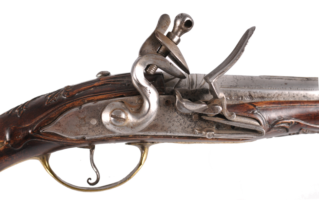 Russian flintlockpistol, 18th century