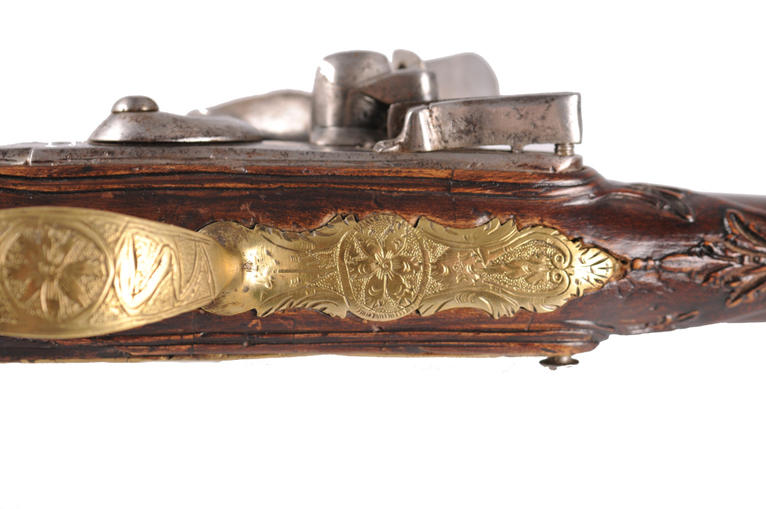 Russian flintlockpistol, 18th century