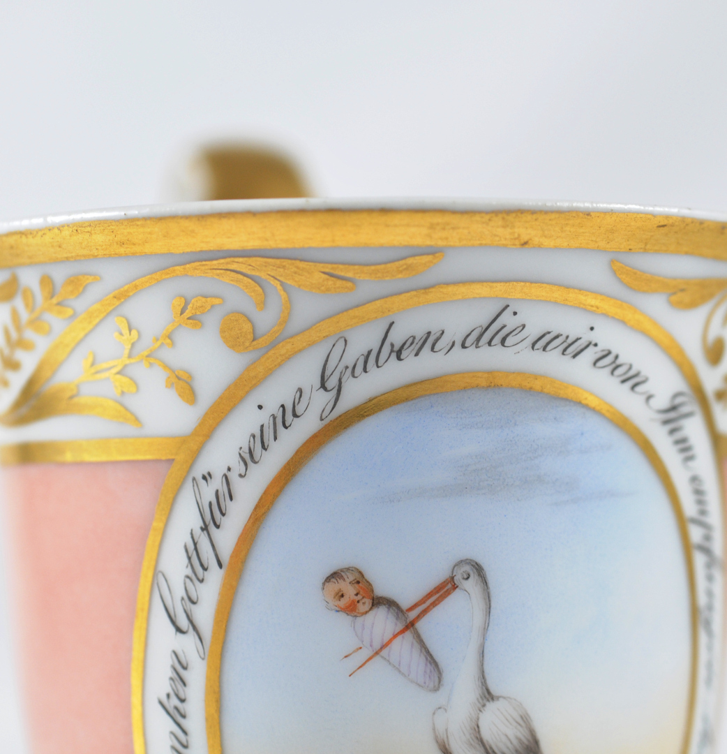 A christening gift- A cup from the Königliche Porzellan-Manufaktur Berlin