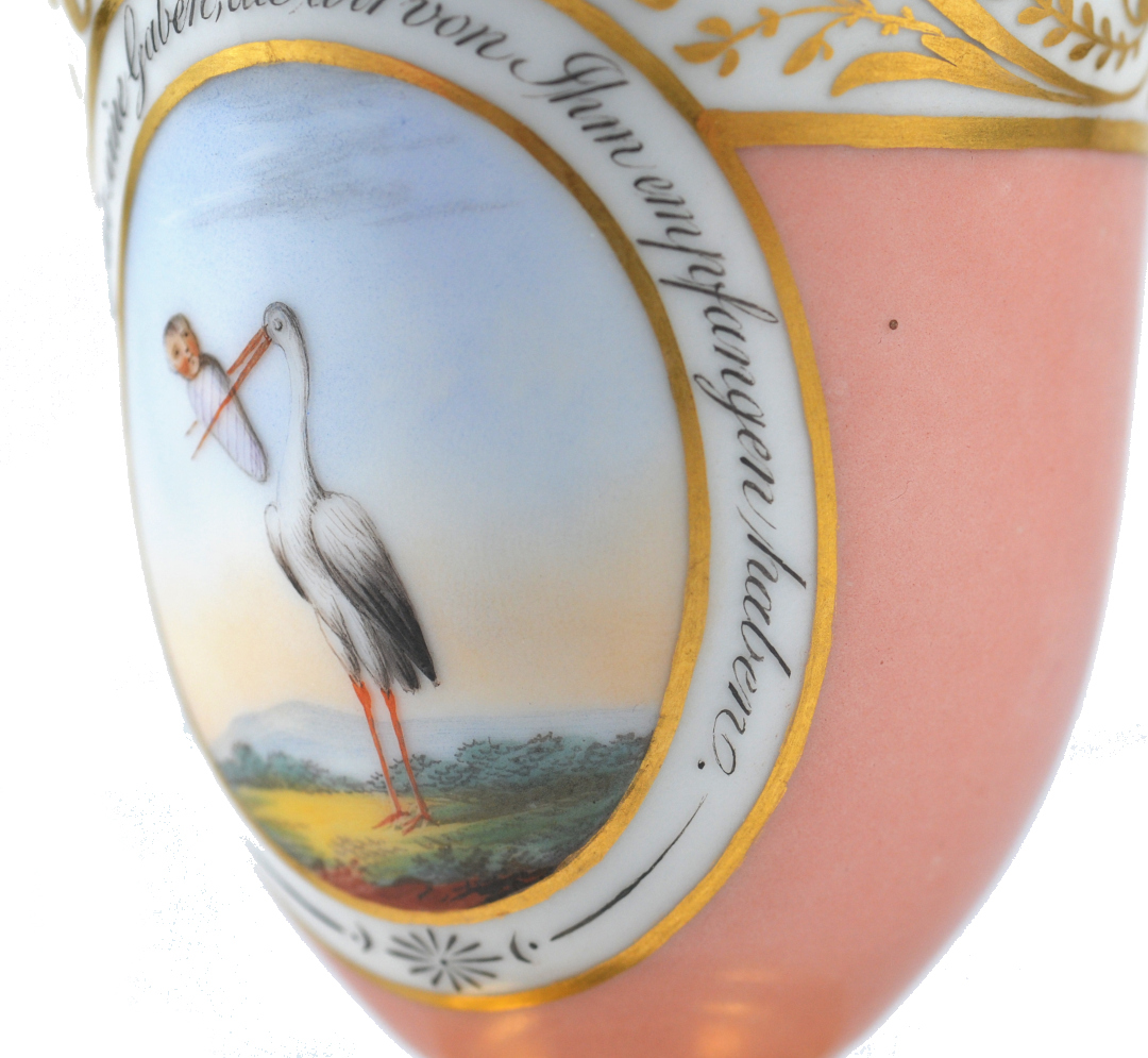 A christening gift- A cup from the Königliche Porzellan-Manufaktur Berlin