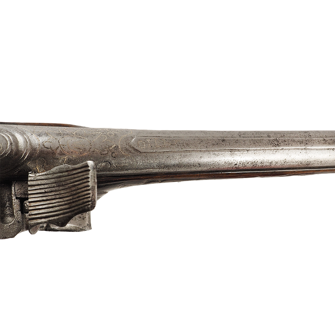 flintlock pistol. Ottoman Empire/ Balkans, late 18th century. Barrel and lock from Western European production.